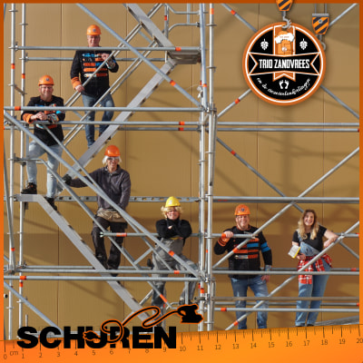 Trio Zandvrees en de Viezevoetenkortingen - Schuren