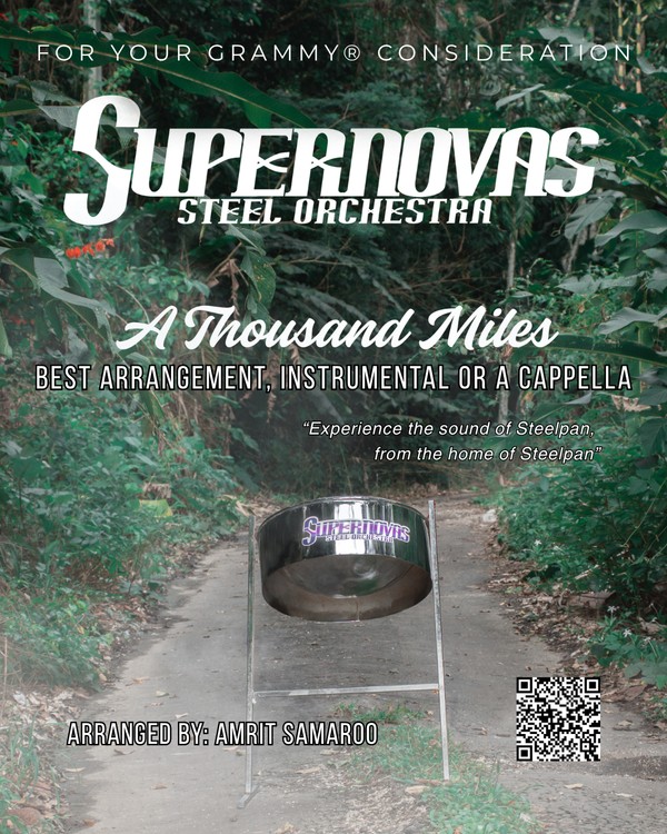 Supernovas Steel Orchestra: A Thousand Miles (single)