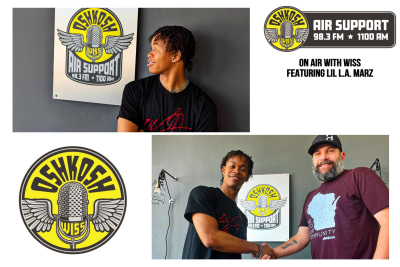 WISS Oshkosh Air Support Radio Interview featuring Lil L.A. Marz