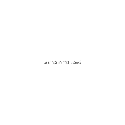writing in the sand