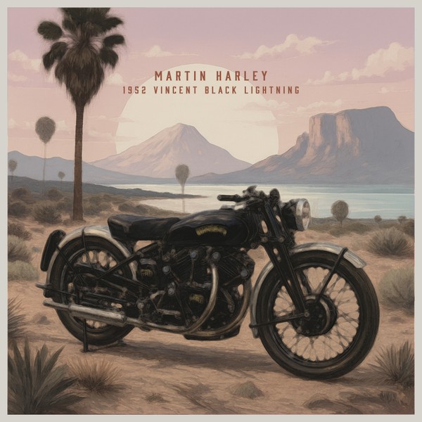 1952 Vincent Black Lightning - Martin Harley