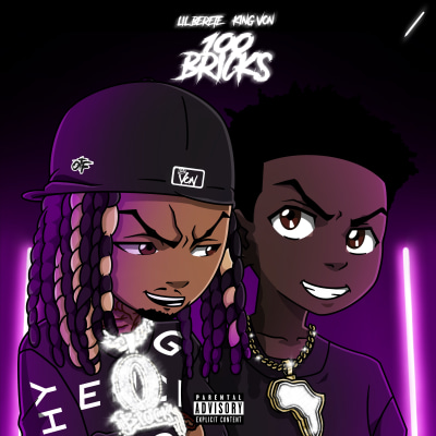Lil Berete Feat King Von 100 Bricks!