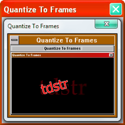 tdstr - Quantize To Frames